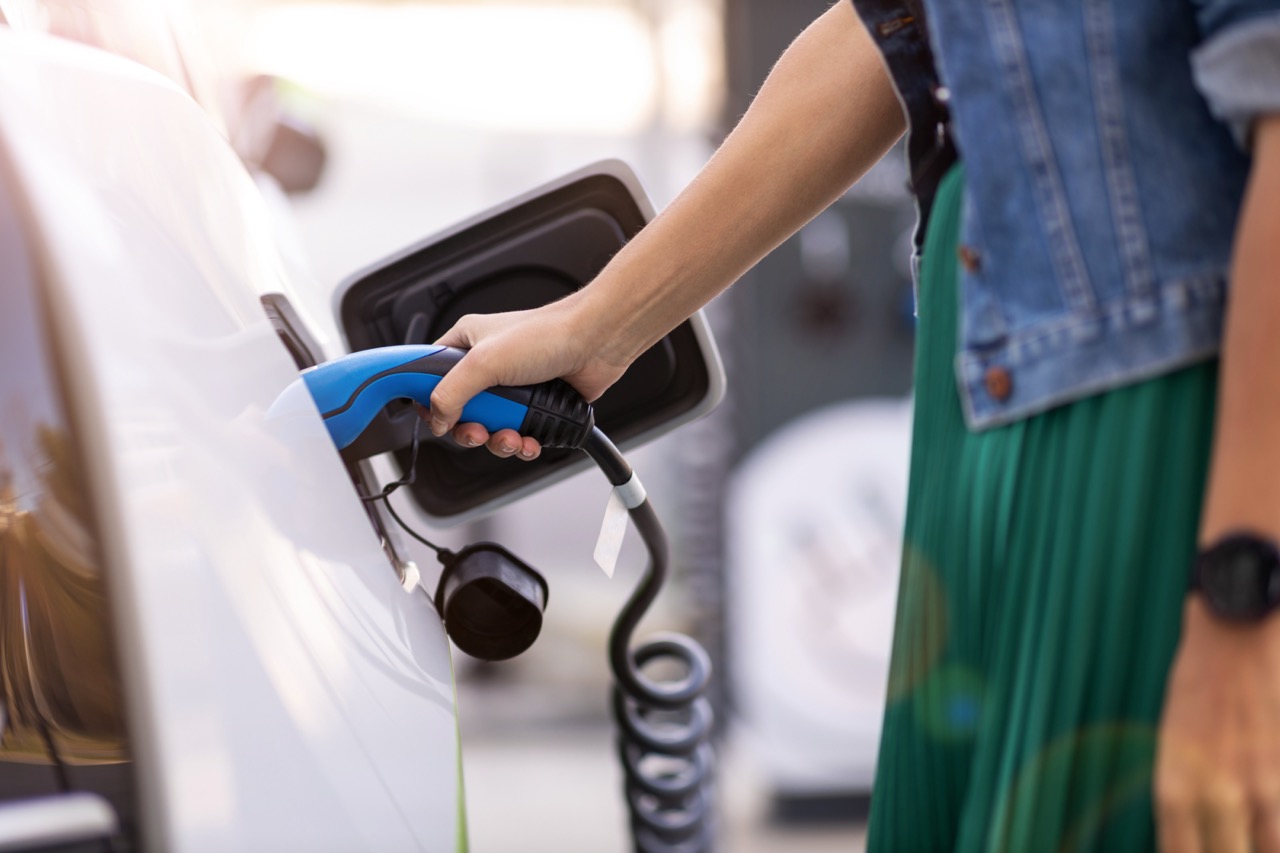 Recharge d'une voiture électrique